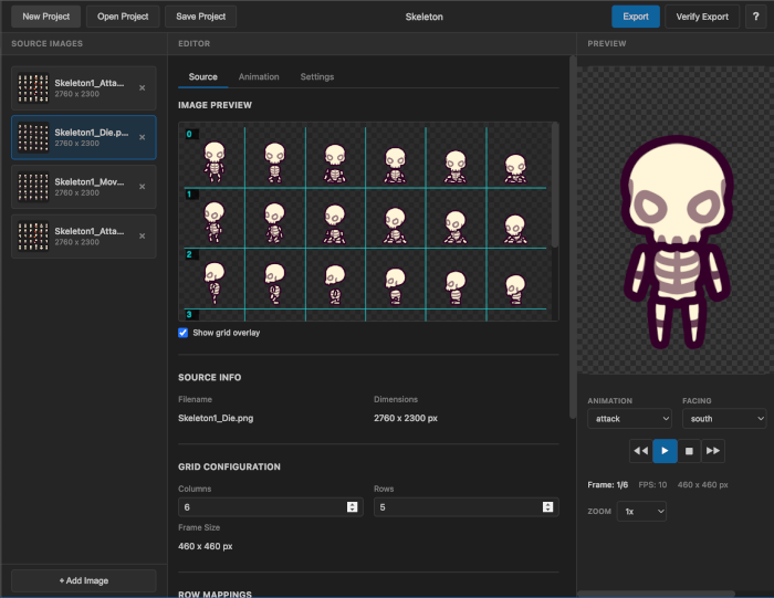 Sprite Packing Tool